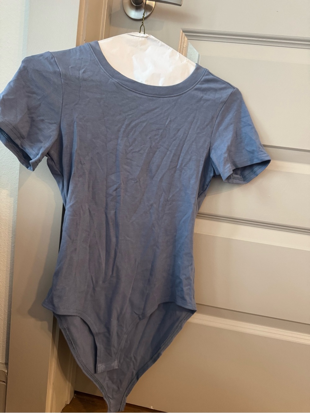 Light Blue Short Sleeve Bodysuit
